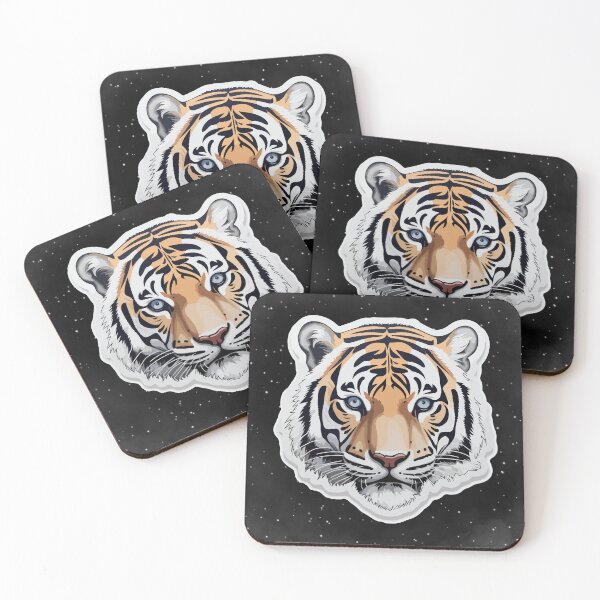 Item preview, TIGER GRAPHIC TIGER STARE DESIGN  designed and sold by OnlineTshirtMan.