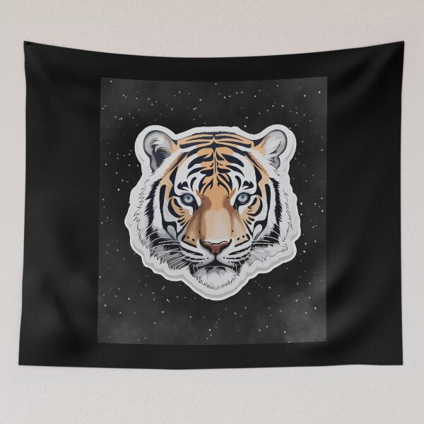 Item preview, TIGER GRAPHIC TIGER STARE DESIGN  designed and sold by OnlineTshirtMan.