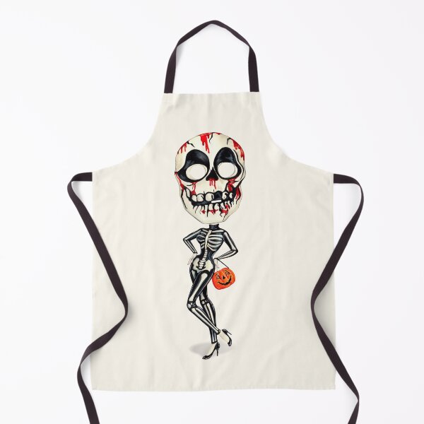 Item preview, Halloween Trick or Treater : Skeleton Woman designed and sold by Kelly Gilleran.
