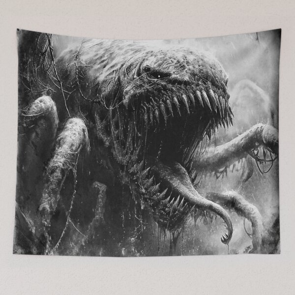 Item preview, Black and White Monster designed and sold by Dawn van Doorn.