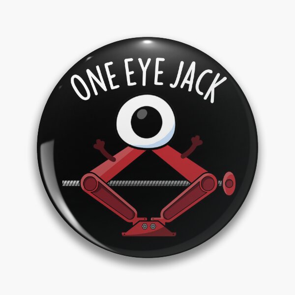Item preview, One Eye Jack Funny Car Jack Pun (Dark BG) designed and sold by punnybone.