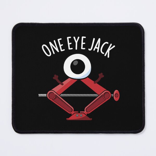 Item preview, One Eye Jack Funny Car Jack Pun (Dark BG) designed and sold by punnybone.