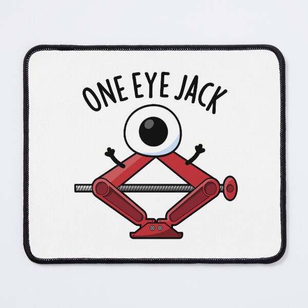 Item preview, One Eye Jack Funny Car Jack Pun designed and sold by punnybone.