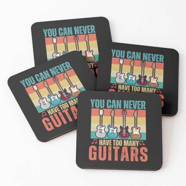 Item preview, Retro You Can Never Have Too Many Guitars designed and sold by AlienOccupation.