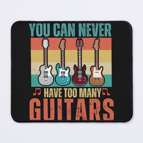 Item preview, Retro You Can Never Have Too Many Guitars designed and sold by AlienOccupation.