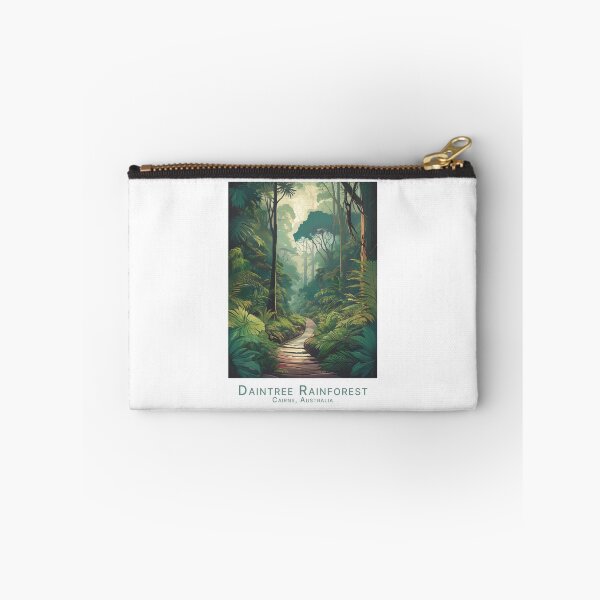 Item preview, Vintage Minimal Retro Travel Poster - Daintree Rainforest Cairns Australia designed and sold by pod24.