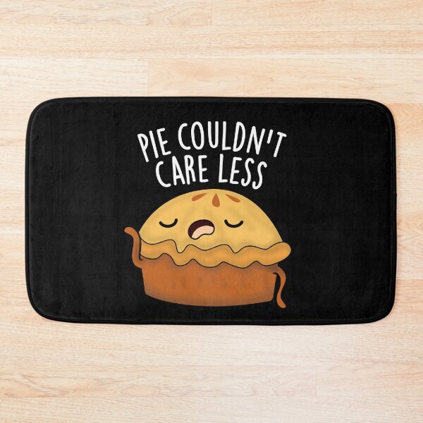 Item preview, Pie Couldn't Care Less Funny Food Pun (Dark BG) designed and sold by punnybone.