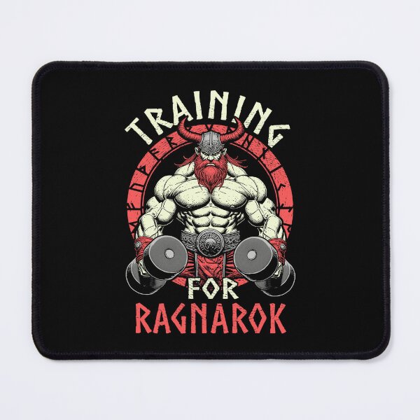 Item preview, Training For Ragnarok Viking Gym Warrior Norse Fitness designed and sold by GrandeDuc.
