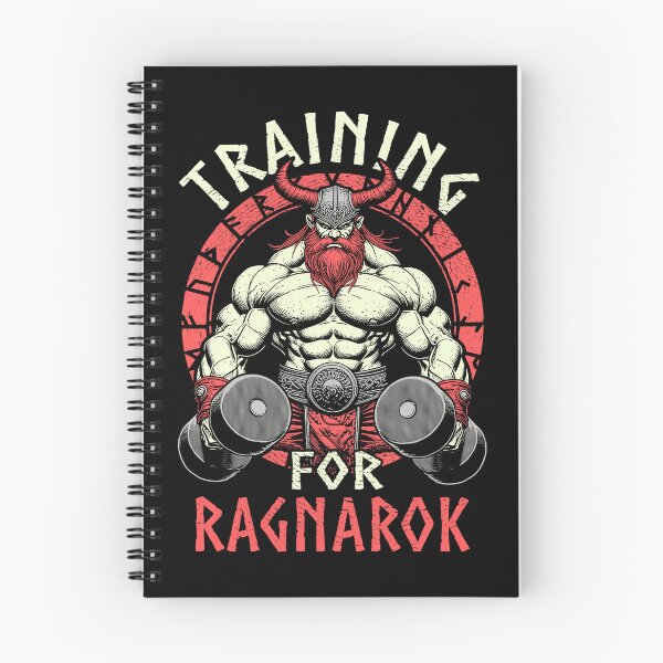 Item preview, Training For Ragnarok Viking Gym Warrior Norse Fitness designed and sold by GrandeDuc.