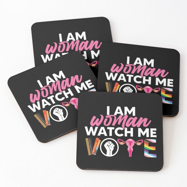 Item preview, I Am Woman Watch Me Vote designed and sold by kjanedesigns.
