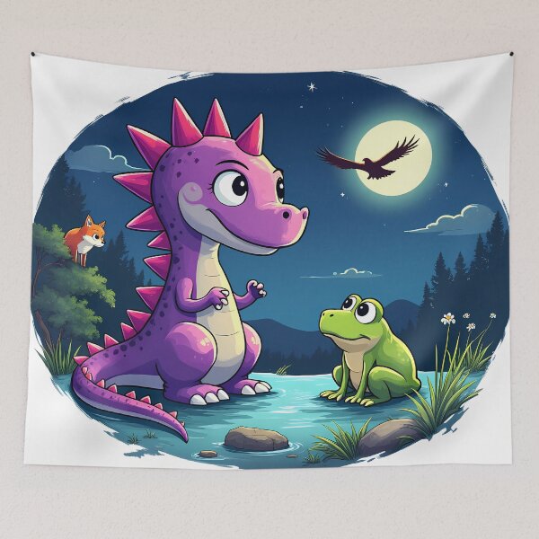 Item preview, The Dinosaur and the Frog designed and sold by Foxx-One.