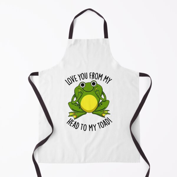 Item preview, Love You From My Head To My Toad Funny Animal Pun  designed and sold by punnybone.