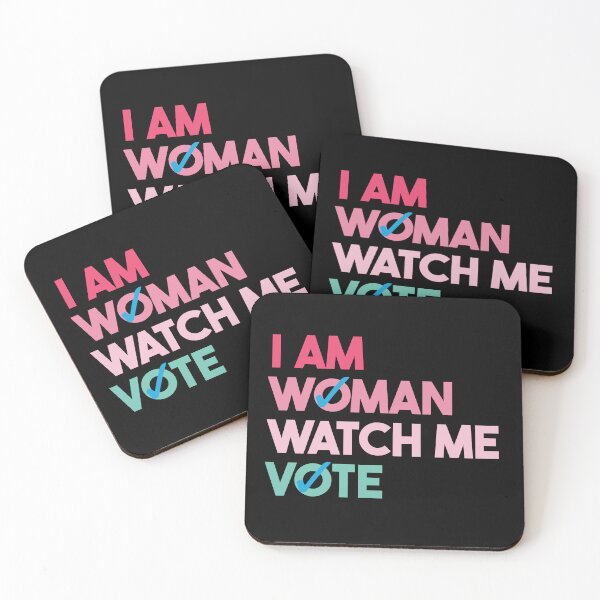 Item preview, I Am Woman Watch Me Vote designed and sold by kjanedesigns.