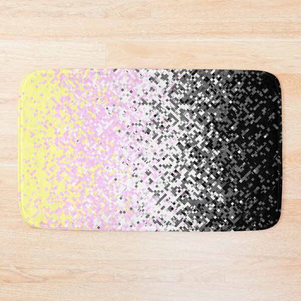 Item preview, Trippy Pixelated Funky Abstract Queerplatonic Pride Flag designed and sold by Chaos Queery.