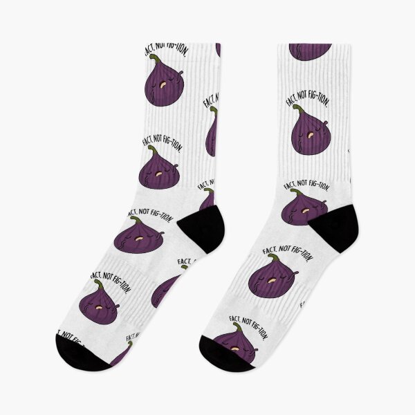 Item preview, Fact Not Fig-tion Funny Fig Pun  designed and sold by punnybone.