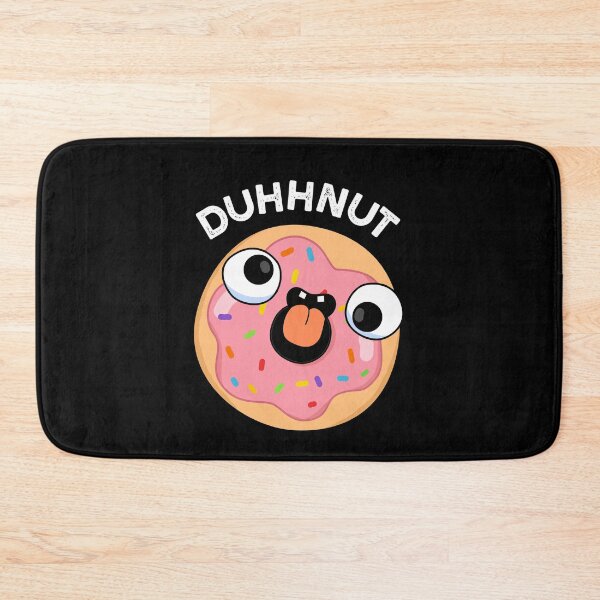 Item preview, Duhh-nut Funny Silly Donut Pu(Dark BG) designed and sold by punnybone.