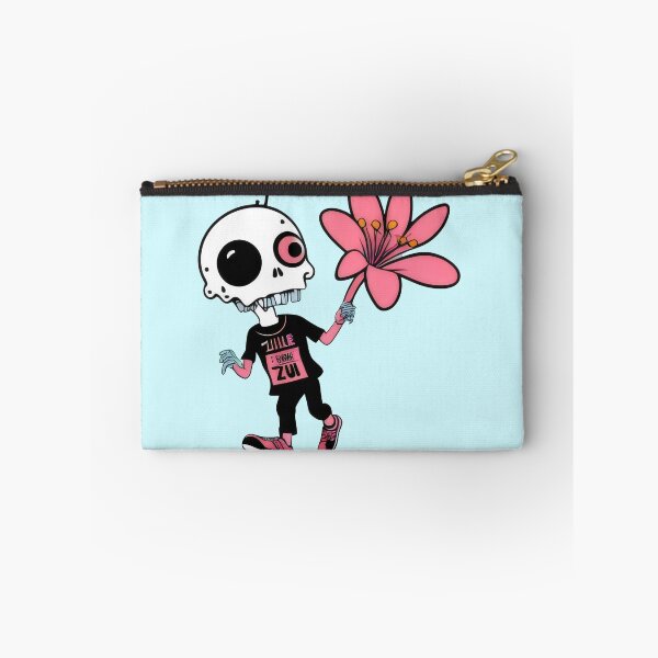 Item preview, Cute Skeleton with Giant Flower - Quirky Undead Art designed and sold by Prime-Studio.