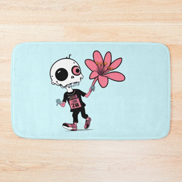 Item preview, Cute Skeleton with Giant Flower - Quirky Undead Art designed and sold by Prime-Studio.
