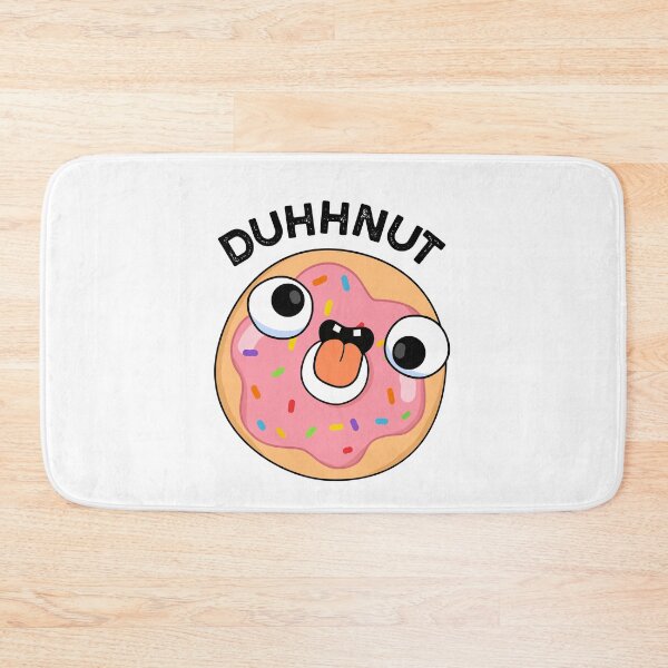 Item preview, Duhh-nut Funny Silly Donut Pu designed and sold by punnybone.