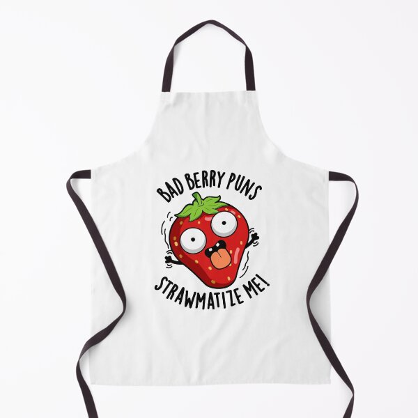Item preview, Bad Berry Puns Straw-matize Me Funny Strawberry Pun designed and sold by punnybone.