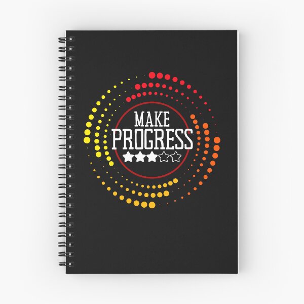 Item preview, Colorful Motivational Make Progress Design designed and sold by AlienOccupation.