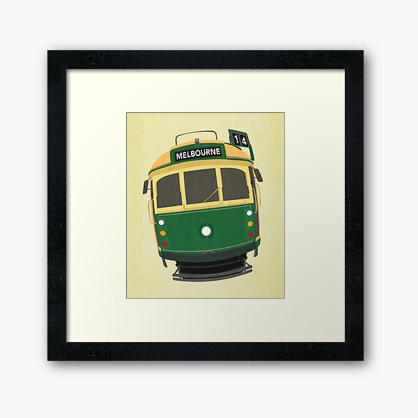 Melbourne Tram Framed Art Print