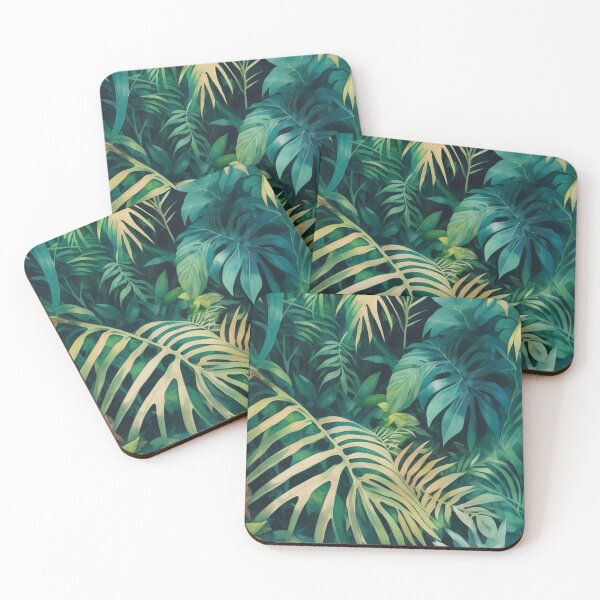 Item preview, Jungle Leaves Pattern designed and sold by TondoMeander.
