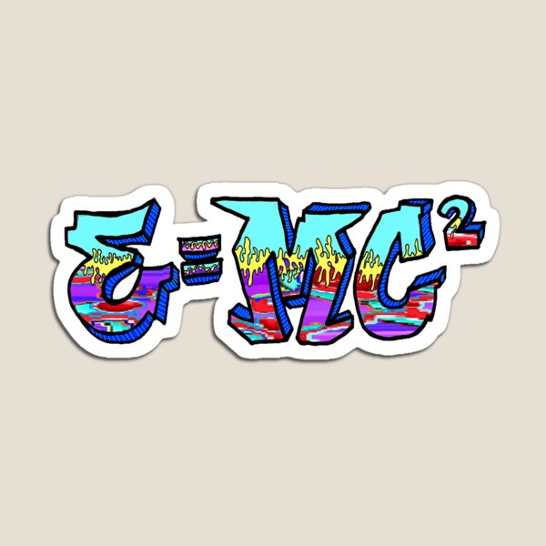 Item preview, Arte de rap con grafiti E=MC2 designed and sold by LowEndGraphics.