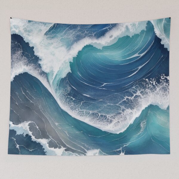 Item preview, Ocean Waves designed and sold by TondoMeander.