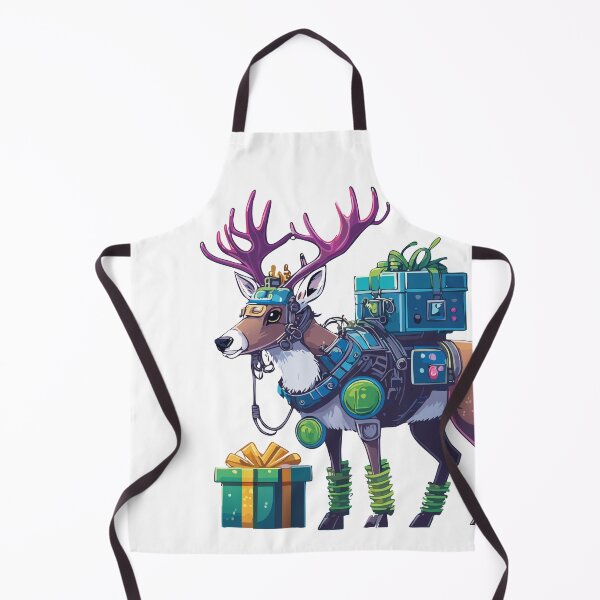 Item preview, reindeer bringing gifts designed and sold by PR7M.
