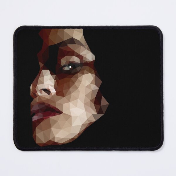 Item preview, Low Poly Abstract Portrait – Geometric Face Art with Bold Expression designed and sold by OrangePoly.