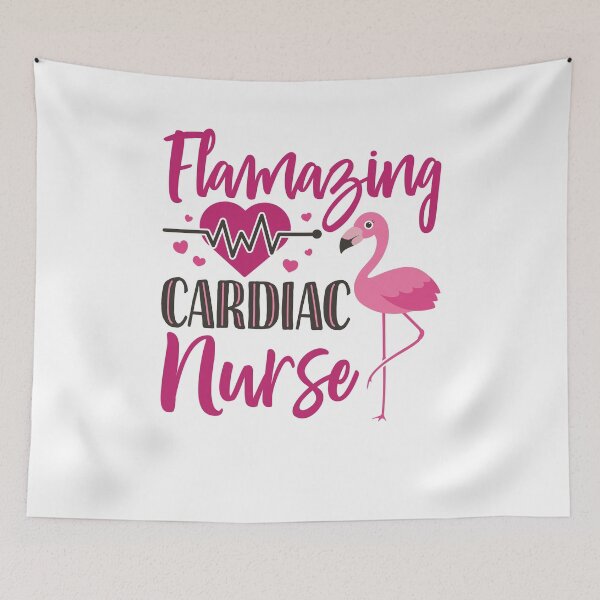 Item preview, Cardiac Nurse Flamingo Cardiology Nursing designed and sold by jaygo.