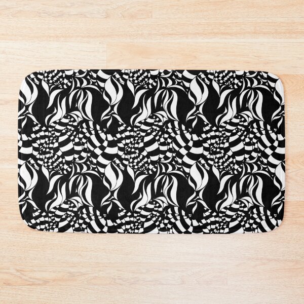 Item preview, Psychedelic Black and White pattern designed and sold by LAEC-Shop.