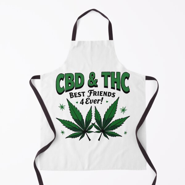 Item preview, CBD & THC best friends 4 ever! 2 marijuana leafs designed and sold by JonathanP514.