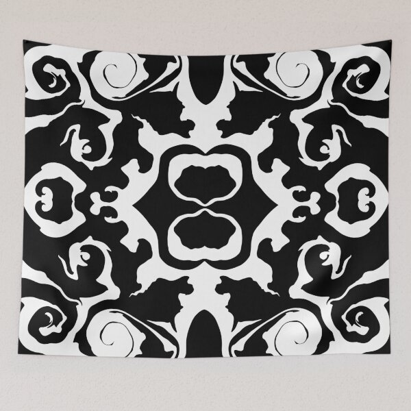 Item preview, Swirling Pattern in Black and White designed and sold by LAEC-Shop.
