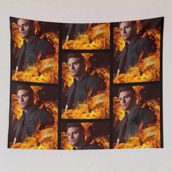 Item preview, 911 - Eddie Diaz - Flames designed and sold by vickytoriaq.