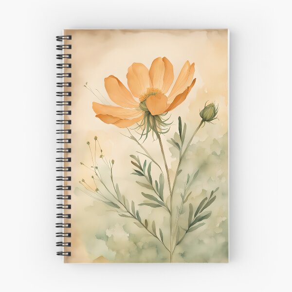 Item preview, Amber Blossom: A Vintage Floral Portrait designed and sold by TisaMayfly.