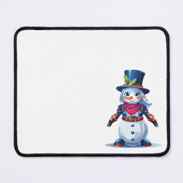 Item preview, snowgirl in Christmas hat designed and sold by PR7M.