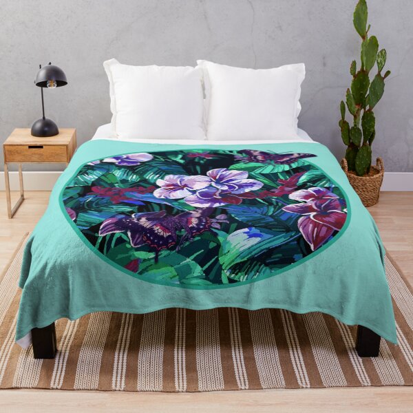 Item preview, Midnight Mahalo Plumeria designed and sold by Nina May Designs.