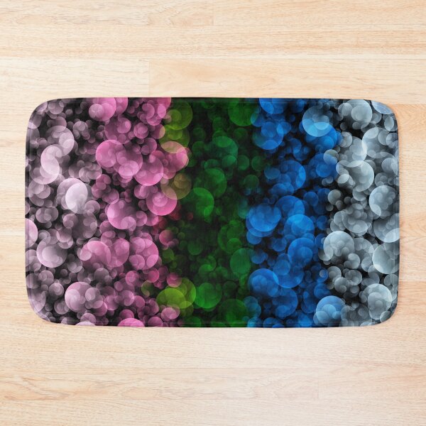 Item preview, Funky Bubbly Groovy Trippy Abstract Omniromantic Pride Flag designed and sold by Chaos Queery.