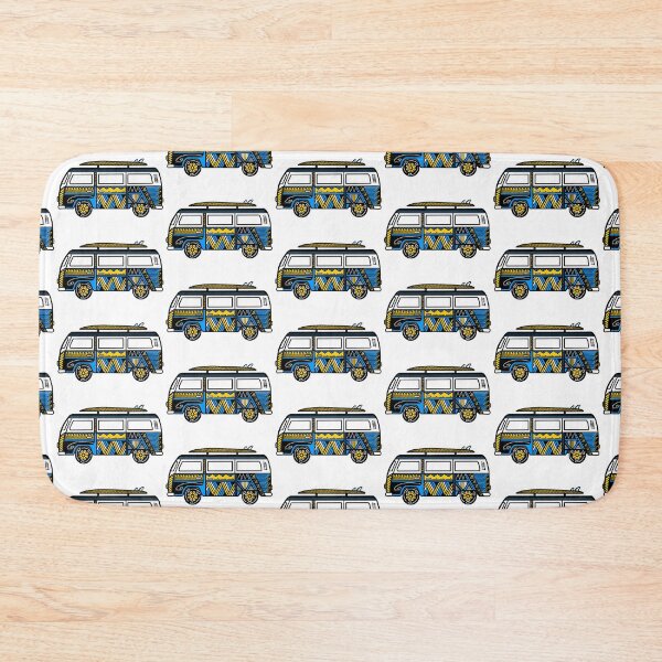 Item preview, Blue Tribal Van with Surfboard designed and sold by Steeb757.