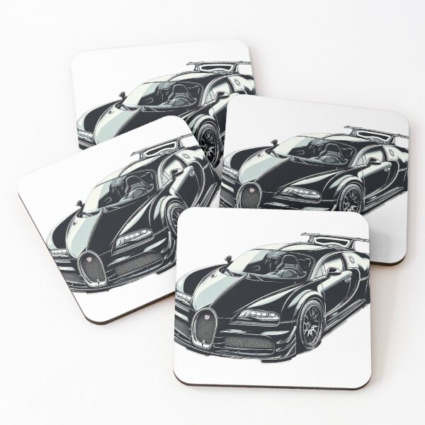 Item preview, Black&White Bugatti Art designed and sold by GeneralDaily.
