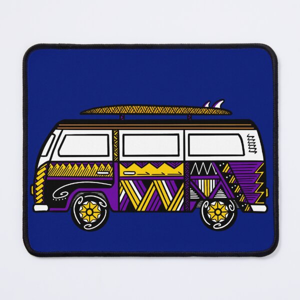 Item preview, Purple Tribal Van with Surfboard designed and sold by Steeb757.