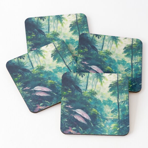 Item preview, Tropical Jungle Forest designed and sold by TondoMeander.