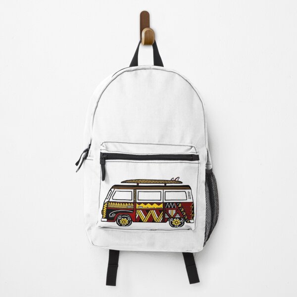 Item preview, Red Tribal Van with Surfboard designed and sold by Steeb757.