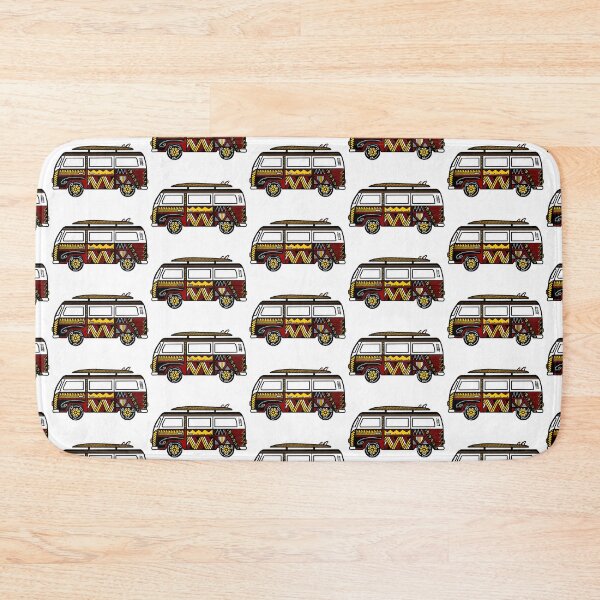 Item preview, Red Tribal Van with Surfboard designed and sold by Steeb757.