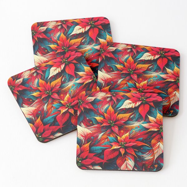 Item preview, Painted Poinsettias designed and sold by I-I-Trading-Co.