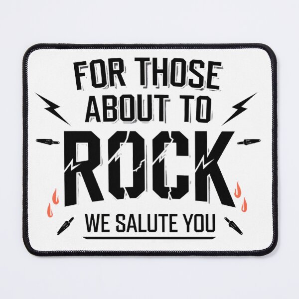 Item preview, For those about to rock we salute you designed and sold by BugiDesignArt.