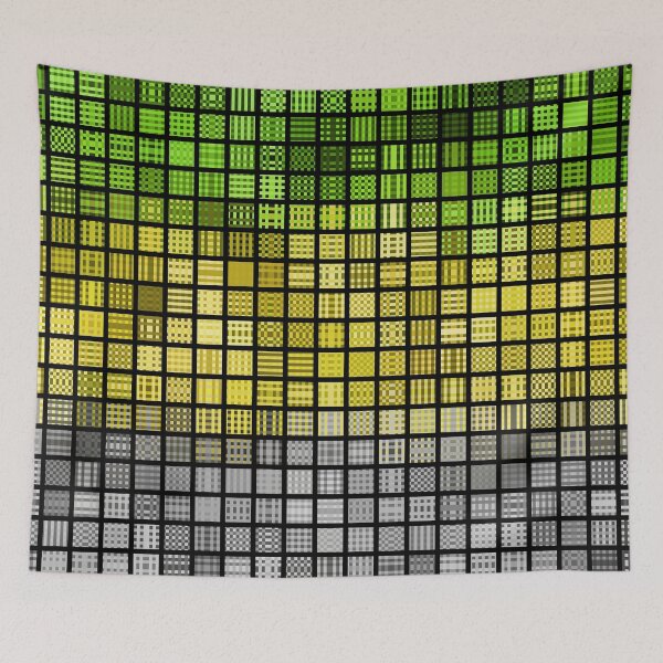 Item preview, Boho Groovy Stripy Funky Abstract Lithromantic Pride Flag designed and sold by Chaos Queery.