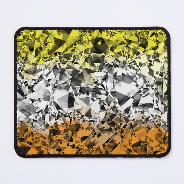 Item preview, Grungy Groovy Geometric Trippy Abstract Maverique Pride Flag designed and sold by Chaos Queery.